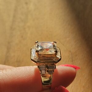 Elegant Gold and Silver Women's Ring